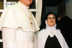 Juan Pablo II y la hermana Lucía